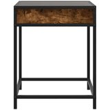 vidaXL Stolić s beskonačnim LED svjetlima boja hrasta 40 x 40 x 51 cm | shoptok.hr