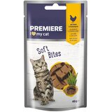 Premiere MultiFit priboljšek za mačke Soft Bites piščanec in mačja trava 40 g Cene