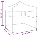  Sklopivi &amp;scaron;ator s 2 zida 3 x 3 m plavi Slike