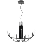  Ondaluce - LED prigušiva luster na sajli NOUVEAU LED/35W/230V pr. 78 cm crna | Eponuda.com