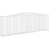  Lučne gabionske košare 5 kom 400x30x120/140cm pocinčano željezo | shoptok.hr