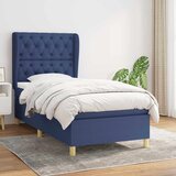  s oprugama i madracem plavi 80x200 cm od tkanine | shoptok.hr