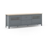 Marckeric Zelena TV omarica iz masivnega bora 180x59 cm Misti – | Shoptok.si