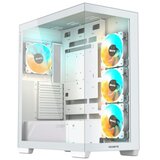 Gigabyte C500 Panoramic Stealt Mid-tower, ATX, 4x ARGB fans White Case | Eponuda.ba