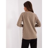 Wool Fashion Italia Sweater-AT-SW-2326.37X-dark beige | Shoptok.si
