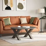  Noge za klub stolić u obliku slova X, 2 kom, prirodni čelik, 70 x (42-43) cm, čelik | Eponuda.com