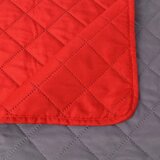  Dvostrani prošiveni prekrivač Crno-Siva 170x210 cm | shoptok.hr