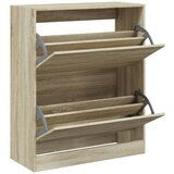  The Living Store Omarica za čevlje sonoma hrast 80x34x96,5 cm inženirski les - Omarica Za Čevlje, (21442363) | Shoptok.si