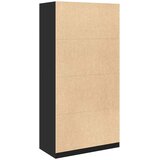  Ormar crni 100 x 50 x 200 cm od konstruiranog drva | shoptok.hr