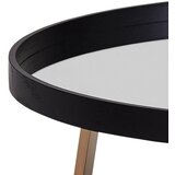 MID.YOU klubska miza, črna, zlate barve | Shoptok.si