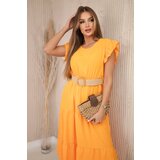 Kesi Włoski Dress with frills orange | shoptok.hr