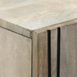 vidaXL Omare in policami za shranjevanje medijev Bela in črna | Shoptok.si