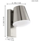 Eglo Caldiero-c spoljna/zidna/1, led, e27, 9w, čelik/bela | Eponuda.com