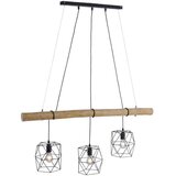 LEUCHTEN DIREKT 15503-18 - Luster na sajli EDGAR 3xE27/60W/230V Cene