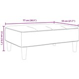  Tabure tamnozeleni 77x55x31 cm baršunasti | Eponuda.com