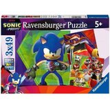 Ravensburger puzzle - Sonic - 3x49 delova | Eponuda.com