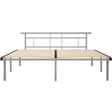  Posteljni okvir siv kovinski 200x200 cm, (20644540) | Shoptok.si