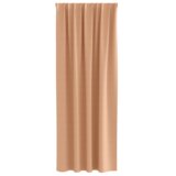 vidaXL Zavese z zavesami 2 pcs Svetlo rjava 245 x 140 cm Poliester | Shoptok.si