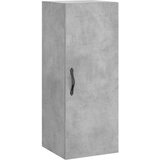  Visoka komoda siva betona 34,5x34x180 cm od konstruiranog drva | shoptok.hr
