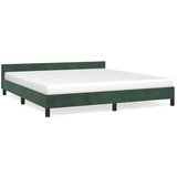 Maison Chic Posteljni okvir - Dvoposteljna postelja - Zakonska postelja brez vzmetnice temno zelen 180x200 cm žamet-J4502, (21775470) | Shoptok.si