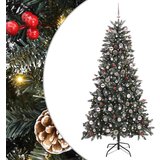 vidaXL Umestno božično drevo med 300 LED Zelena 114 x 114 x 210 cm | Shoptok.si
