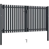  Dvokrilna Ograda Čelična Vrata 300x150 cm Antracit | shoptok.hr
