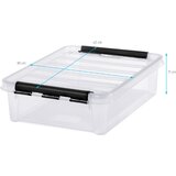 Smart Store Zaboj za shranjevanje Classic 14 (Do x Š x V: 40 x 30 x 11 cm, Plastika, Prozorna) | Shoptok.si