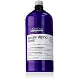 L´Oréal Paris Keratin Alpha Sleek Professional Shampoo šampon za neukrotljive lase 1500 ml za ženske Cene