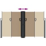  Uvlačiva bočna tenda 140 x 1000 cm smeđesiva | Eponuda.ba