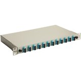 Equip 12-Port Fiber Optic Splice Box, SC Duplex, OM3, 1U, ped, Grey Cijene