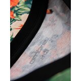 Ombre Men's full print floral pattern cotton t-shirt - black | Shoptok.si