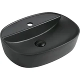 umivaonik lux art CL459-1 50,5x39x13 matt black 300306