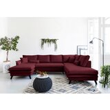 P & B SEDEŽNA GARNITURA, mikrovlakna bordo | Shoptok.si