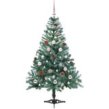 vidaXL Umestno božično drevo med 150 LED Zelena 150 cm PVC in Jeklo | Shoptok.si