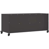 vidaXL TV ormarić crni 100,5x39x43,5 cm hladno valjani čelik | shoptok.hr