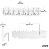 Umbra Bijela plastična zidna vje&amp;scaron;alica 72 cm Sticks &amp;ndash; Slike