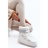 Boto Women's lace-up snow boots white Soia | shoptok.hr