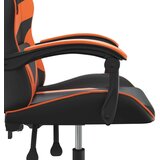  Igraća stolica crno-narančasta od umjetne kože | shoptok.hr