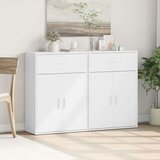 vidaXL Komoda 2 kosa bela 60x30x84 cm inženirski les | Shoptok.si