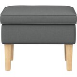  Stolica za noge Tamnosiva 55 x 35 x 41 cm Tkanina | Shoptok.si