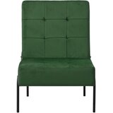  Stolica za opuštanje 65 x 79 x 87 cm tamnozelena baršunasta | shoptok.hr