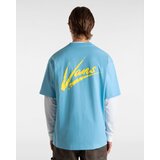 Vans Majice & Polo majice Brush script loose ss Modra | Shoptok.si
