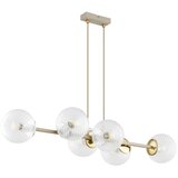 Brilagi Luster na sajli STELLA 6xE27/60W/230V bež/zlatna | Eponuda.com