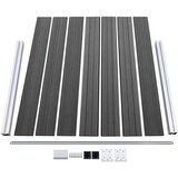  Set panela za ogradu WPC 872 x 146 cm crni | shoptok.hr
