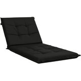  Jastučić za ležaljku GEMERT 100% poliester Crna 190 x 90 x 9 cm - Crna 190 x 90 x 9 cm Melange | shoptok.hr