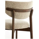 Light & Living Rjav/kremno bel oblazinjen jedilni stol Trosa – | Shoptok.si