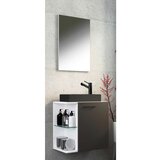 MID.YOU kopalnica za goste hausa, antracit, bela, 3-Delno | Shoptok.si