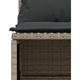  4-dijelni set vrtnih sofa s jastucima svijetlosivi poliratan | shoptok.hr