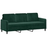  2-dijelni set sofa s jastucima tamnozeleni baršunasti | shoptok.hr