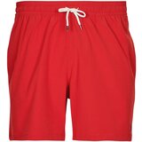 Polo Ralph Lauren Kopalke / Kopalne hlače MAILLOT DE BAIN UNI EN POLYESTER RECYCLE Rdeča Cene